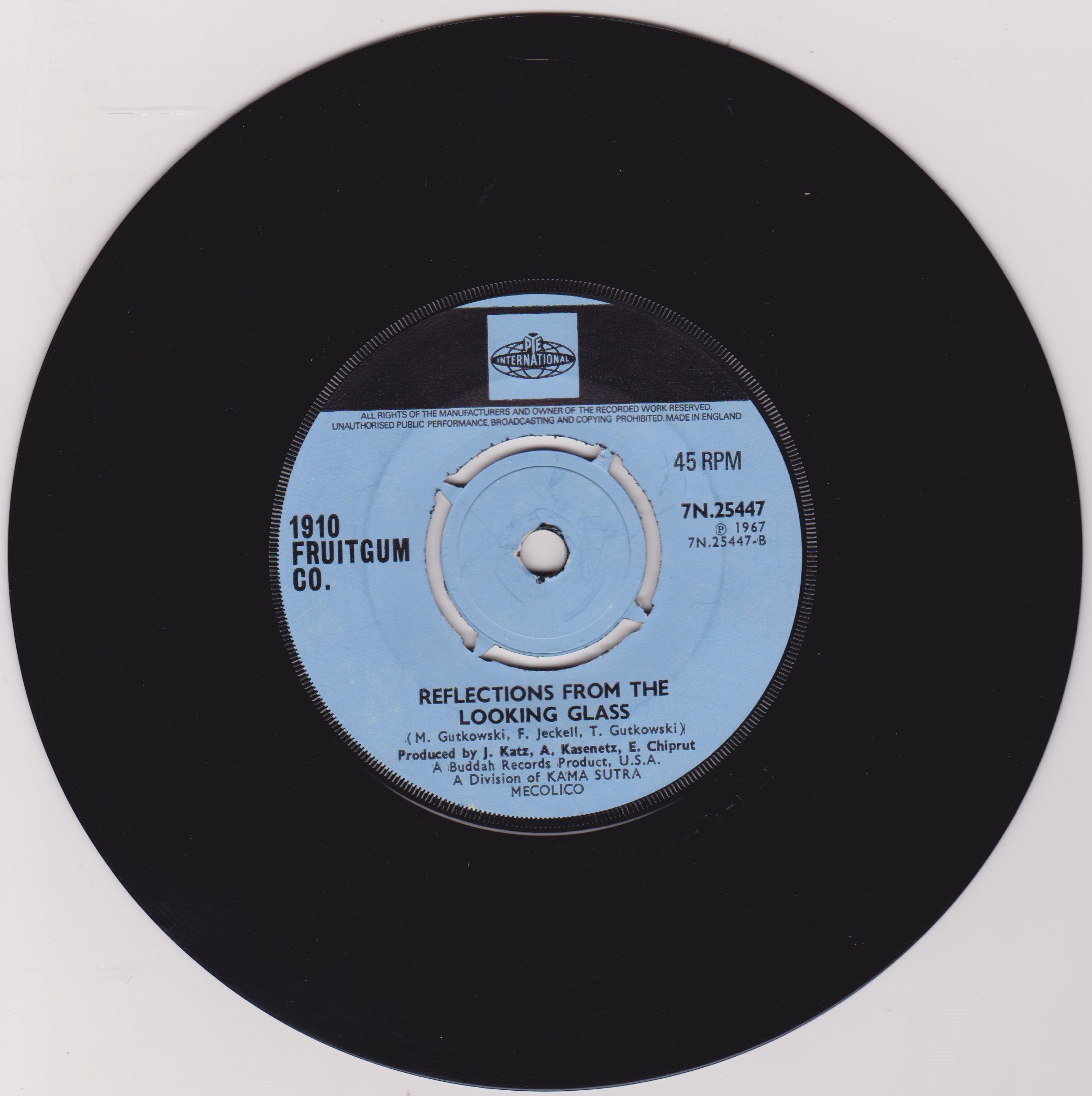 1910 Fruitgum Co. - Simon Says (Pye 1967) 7" vinyl single VG/-
