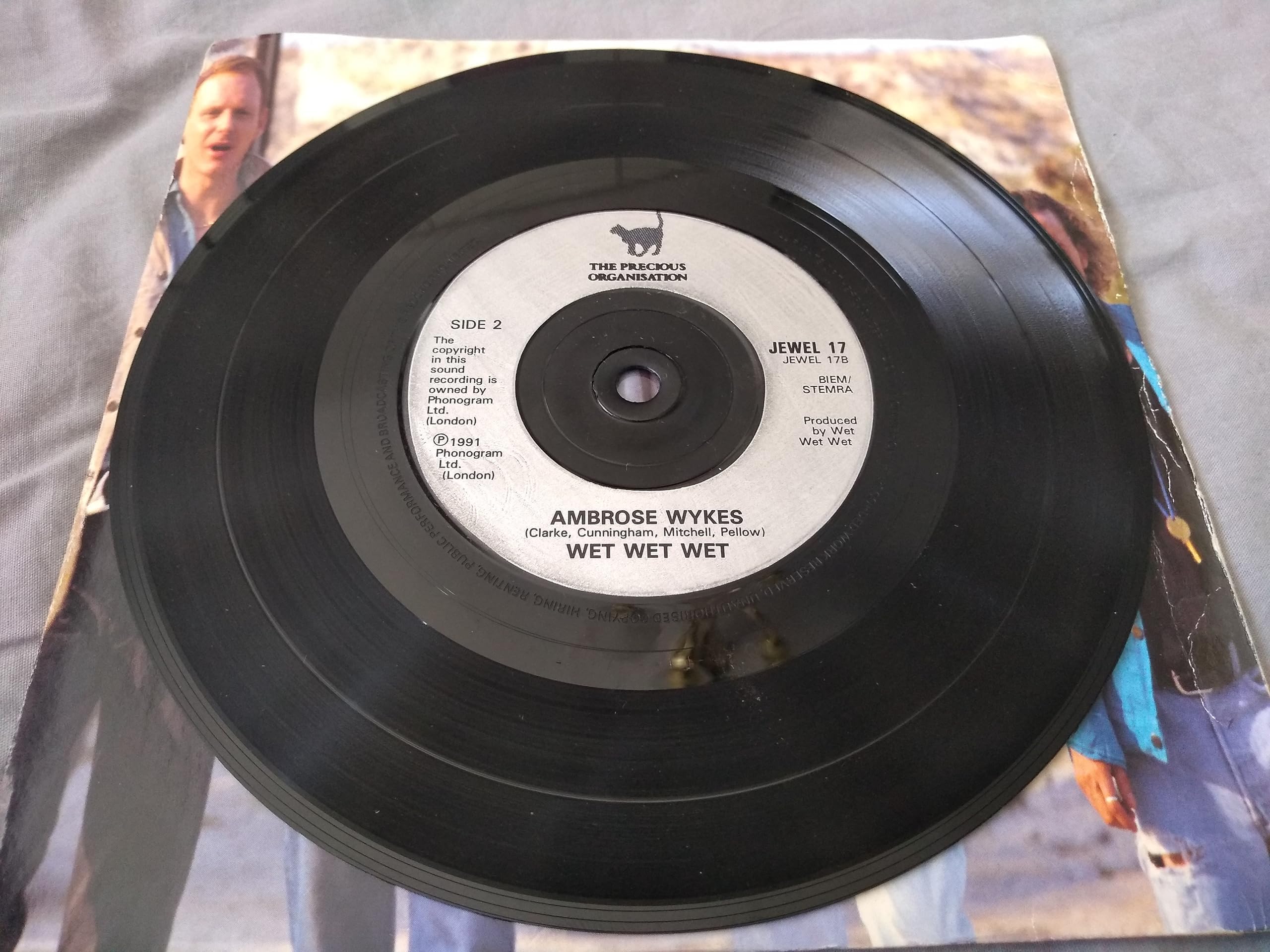 Wet Wet Wet - Goodnight Girl (The Precious Organisation 1992) 7" vinyl single VG/VG