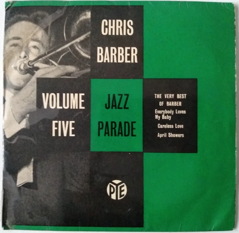 Chris Barber - Chris Barber Jazz Parade Volume Five (Pye 1959) 7" vinyl EP VG/VG