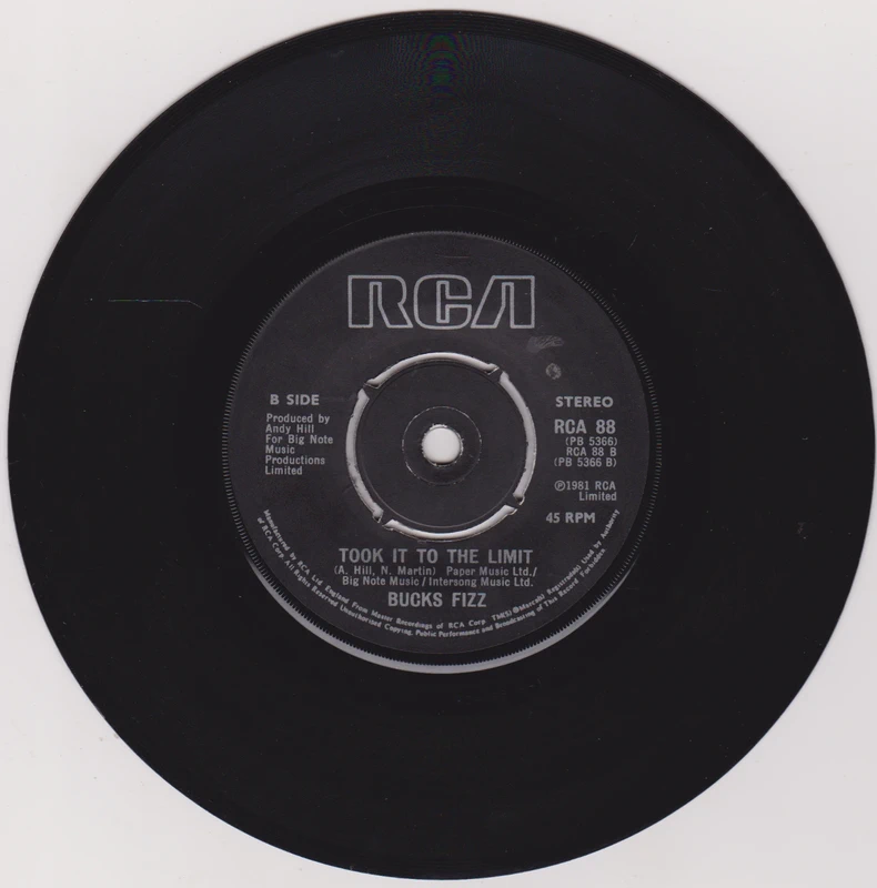 Bucks Fizz – Piece Of The Action (RCA 1981) 7" vinyl single VG/VG