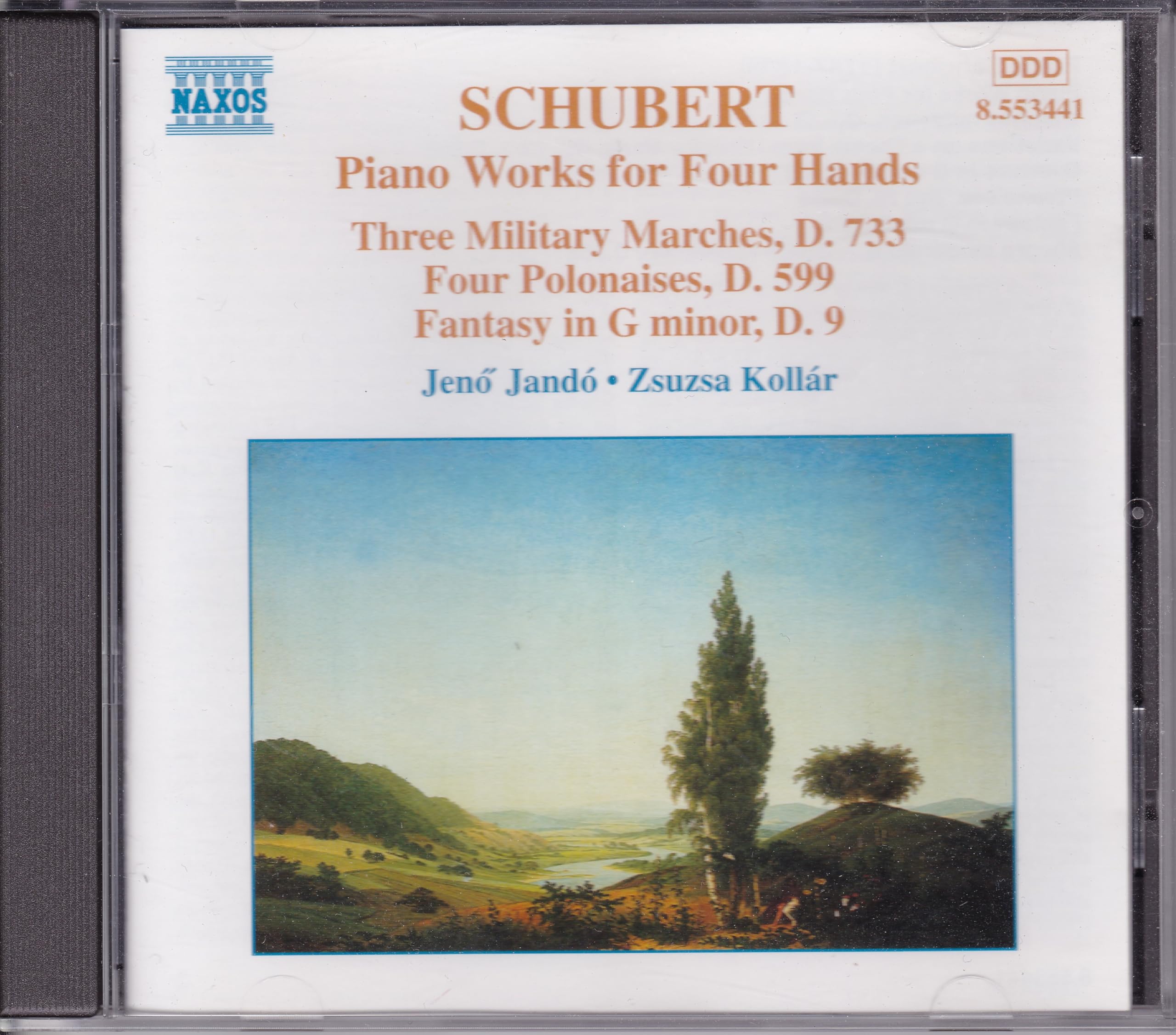 Schubert - Piano Works For Four Hands, Vol. 2 (Three Military Marches - Four Polonaieses - Fantasy In G Minor) (1998) CD album