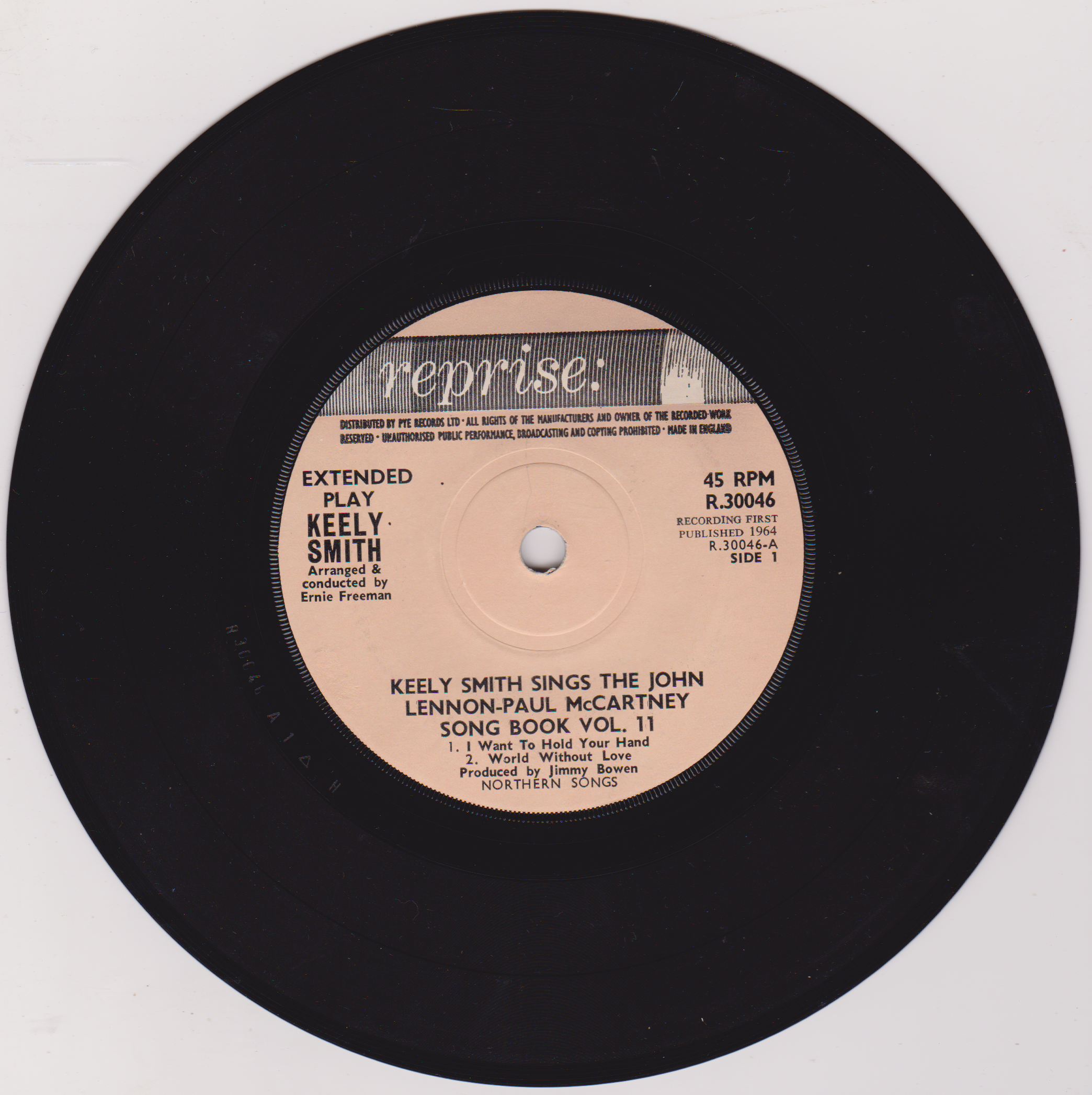  Keely Smith – Sings The John Lennon-Paul McCartney Songbook Volume 2 7" vinyl EP