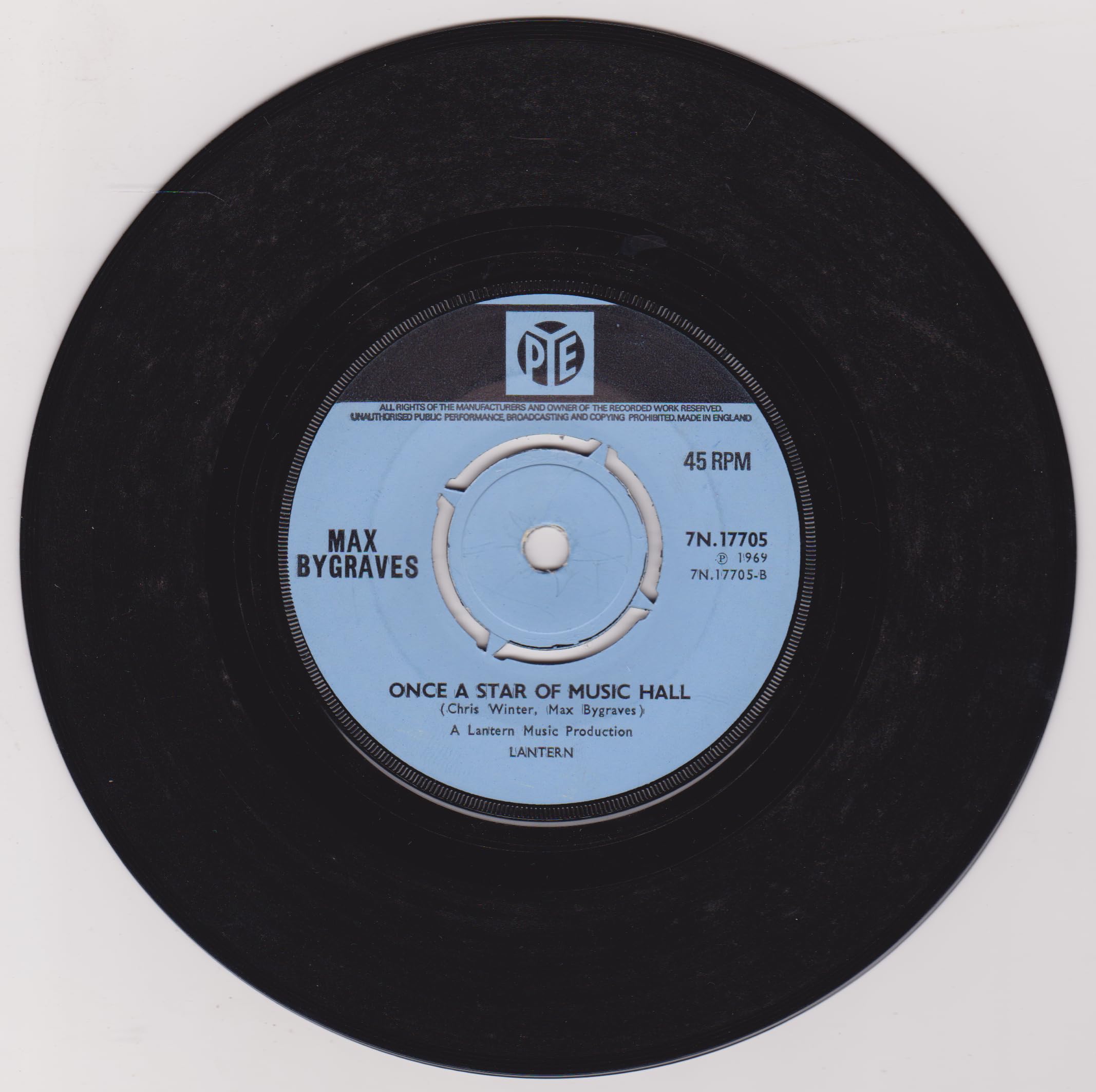 Max Bygraves – You're My Everything (Pye 1969) 7" vinyl single VG/-
