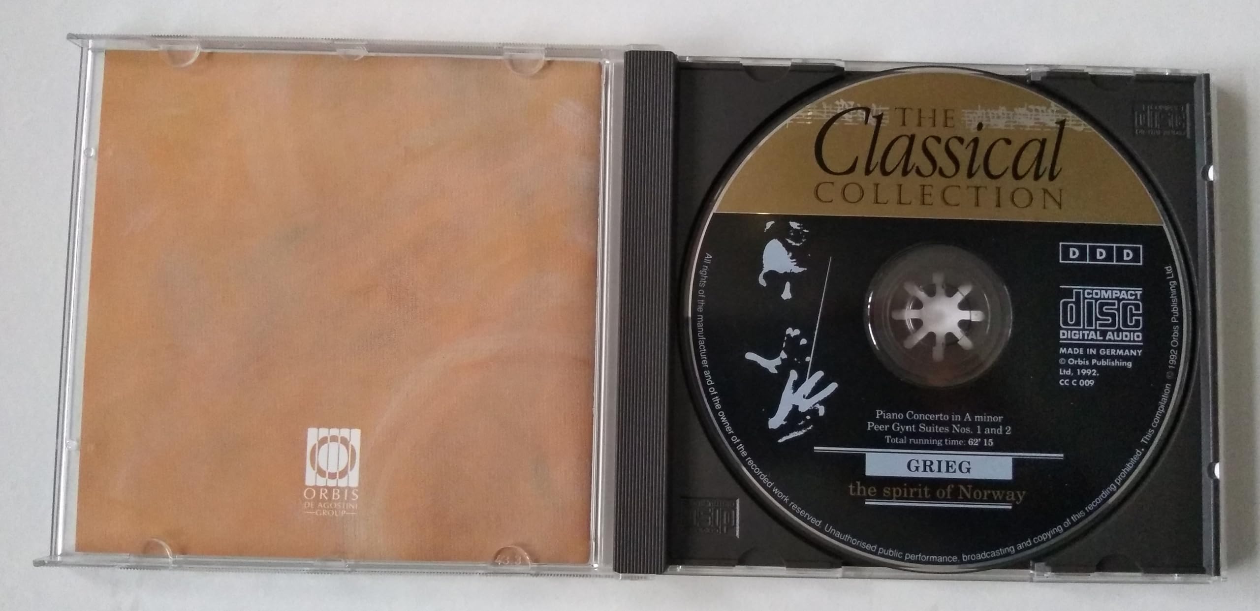 Grieg - The Spirit of Norway (1992) CD album