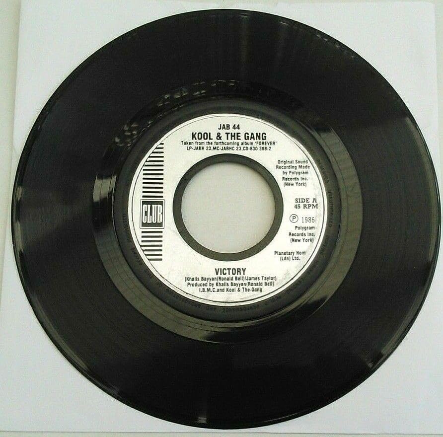 Kool & The Gang - Victory (Club 1986) 7" vinyl single VG/- jukebox centre