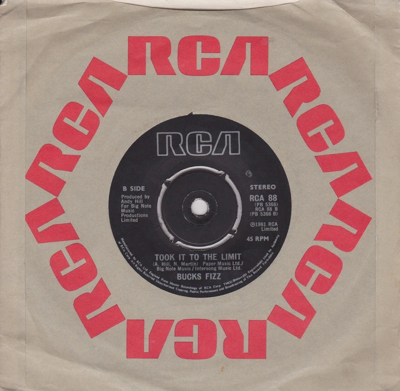 Bucks Fizz – Piece Of The Action (RCA 1981) 7" vinyl single VG/VG