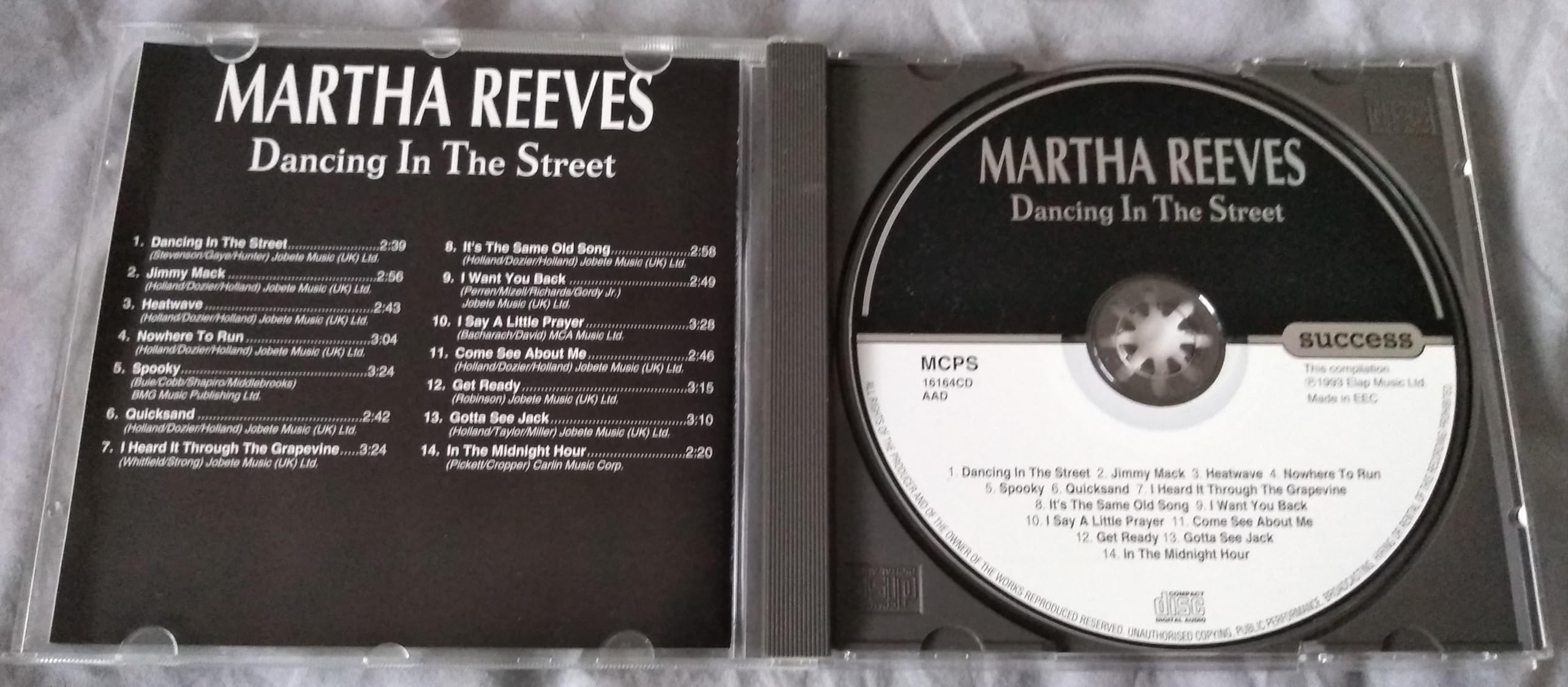 Martha Reeves - Dancing In The Street (1993) CD album