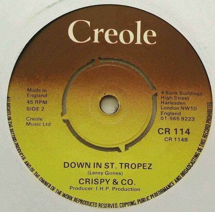 Crispy & Co. - Get It Together (Creole) 7" vinyl single VG/-