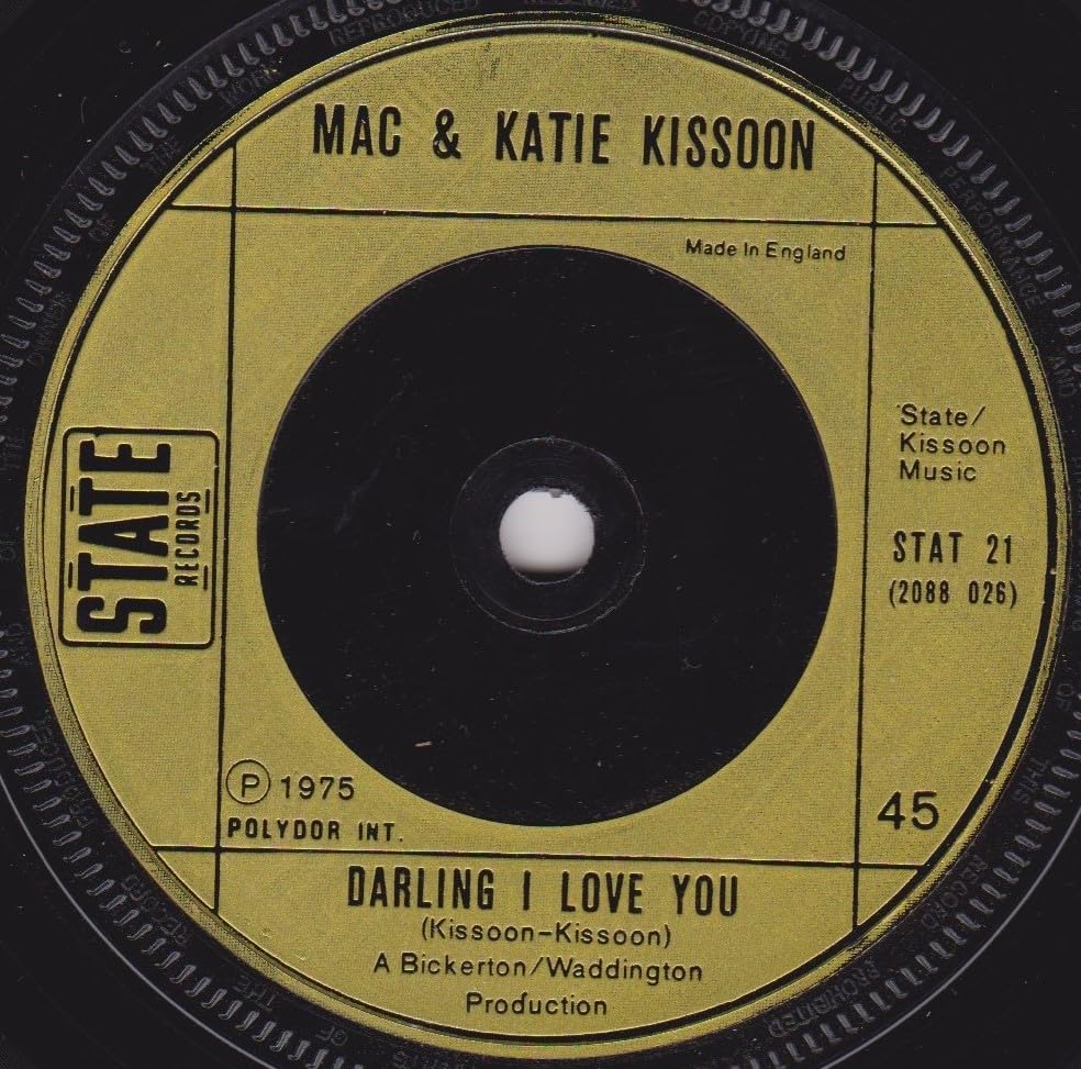 Mac & Katie Kissoon - The Two of Us (State 1976) 7" vinyl single VG/VG