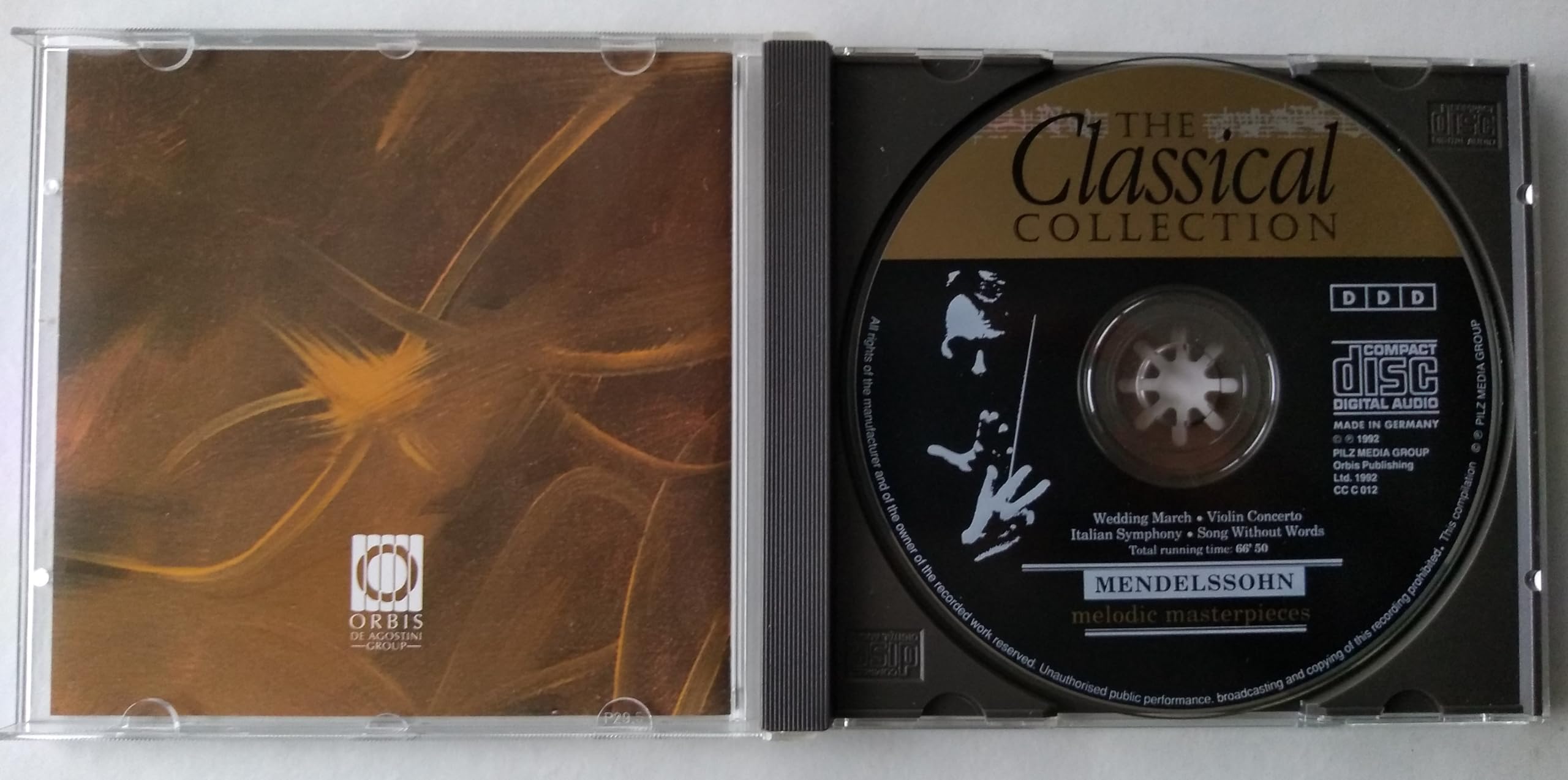 Mendelssohn - Melodic Masterpieces (1993) CD album