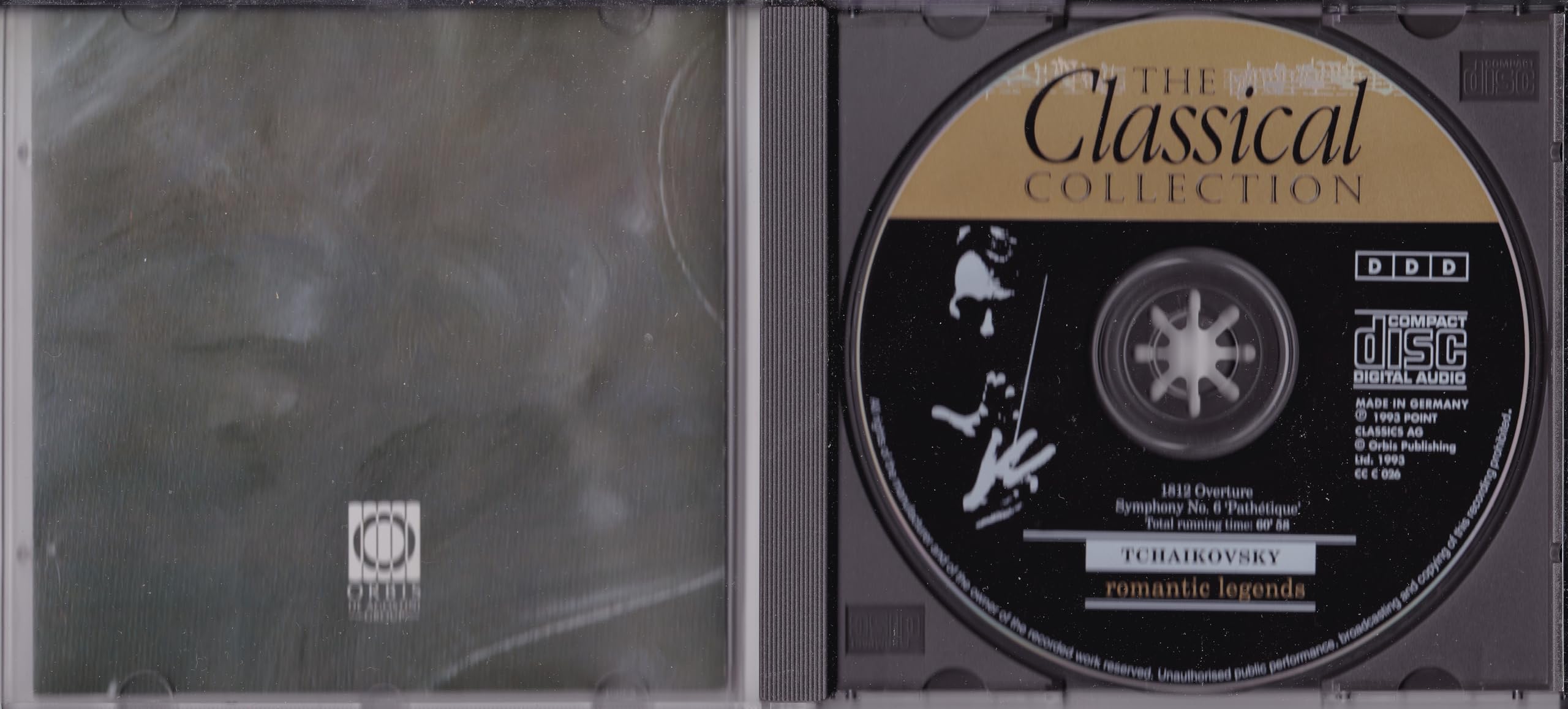 Tchaikovsky - Romantic Legends (1812 Overture / Symphony No. 6 'Pathétique') (1993) CD album