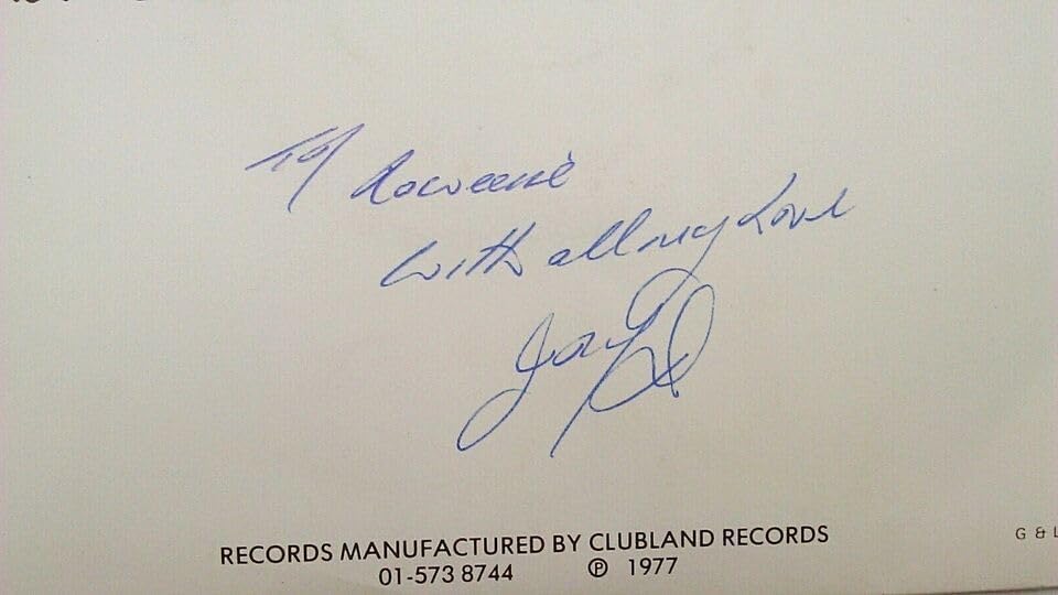 Jon Copperfield – Here Am I, Summer Songs (Clubland 1977) 7" vinyl single VG/VG signed