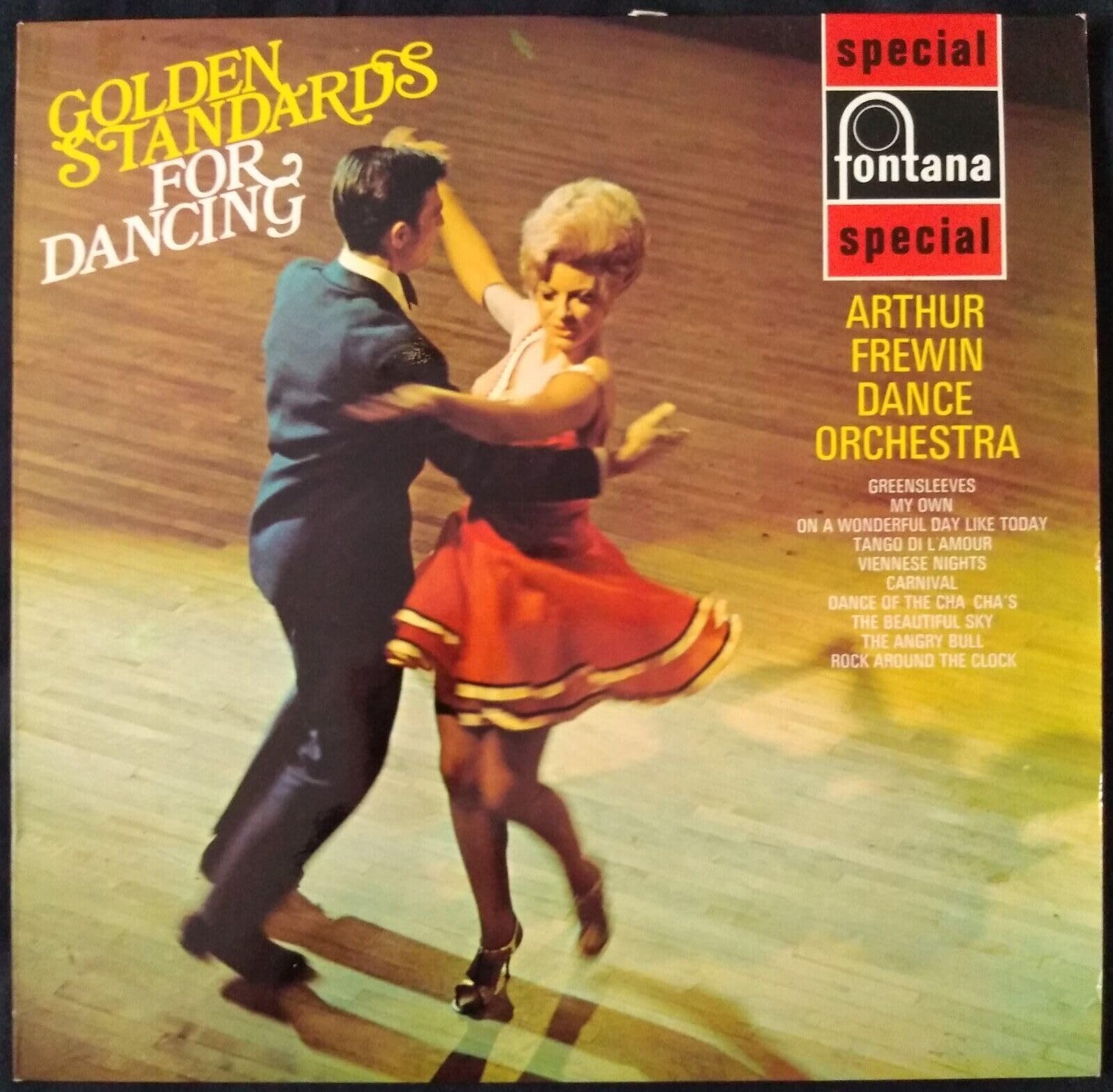 Arthur Frewin Dance Orchestra - Golden Standards for Dancing (Fontana 1970) 12" vinyl LP VG/VG