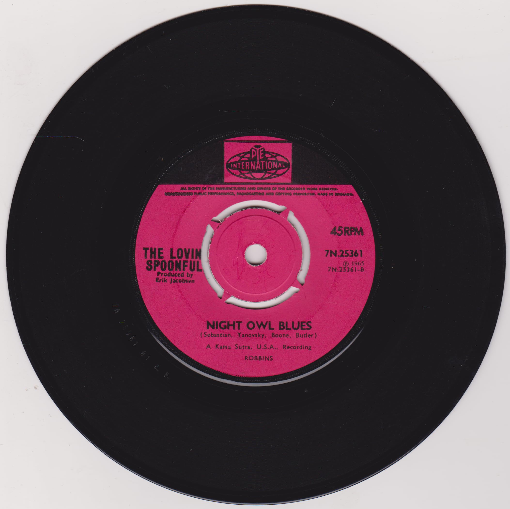The Lovin' Spoonful – Daydream (Pye 1966) 7" vinyl single VG/-