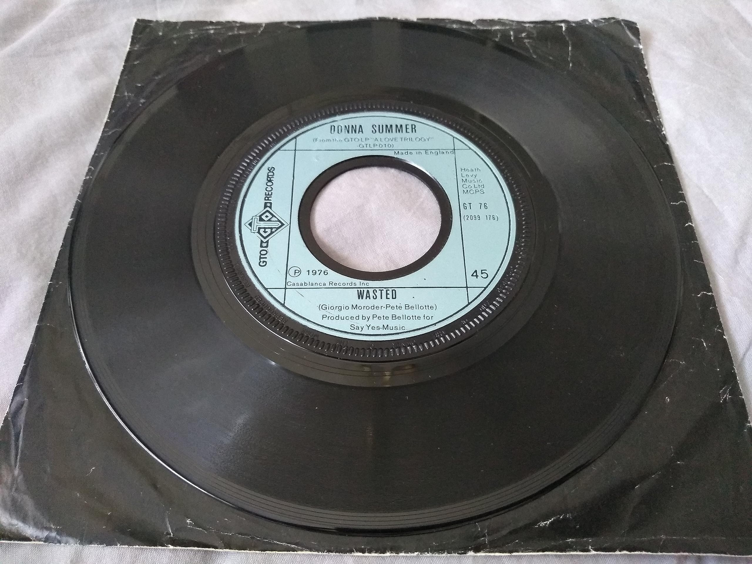 Donna Summer – Winter Melody (GTO 1976) 7" vinyl single VG/- jukebox centre