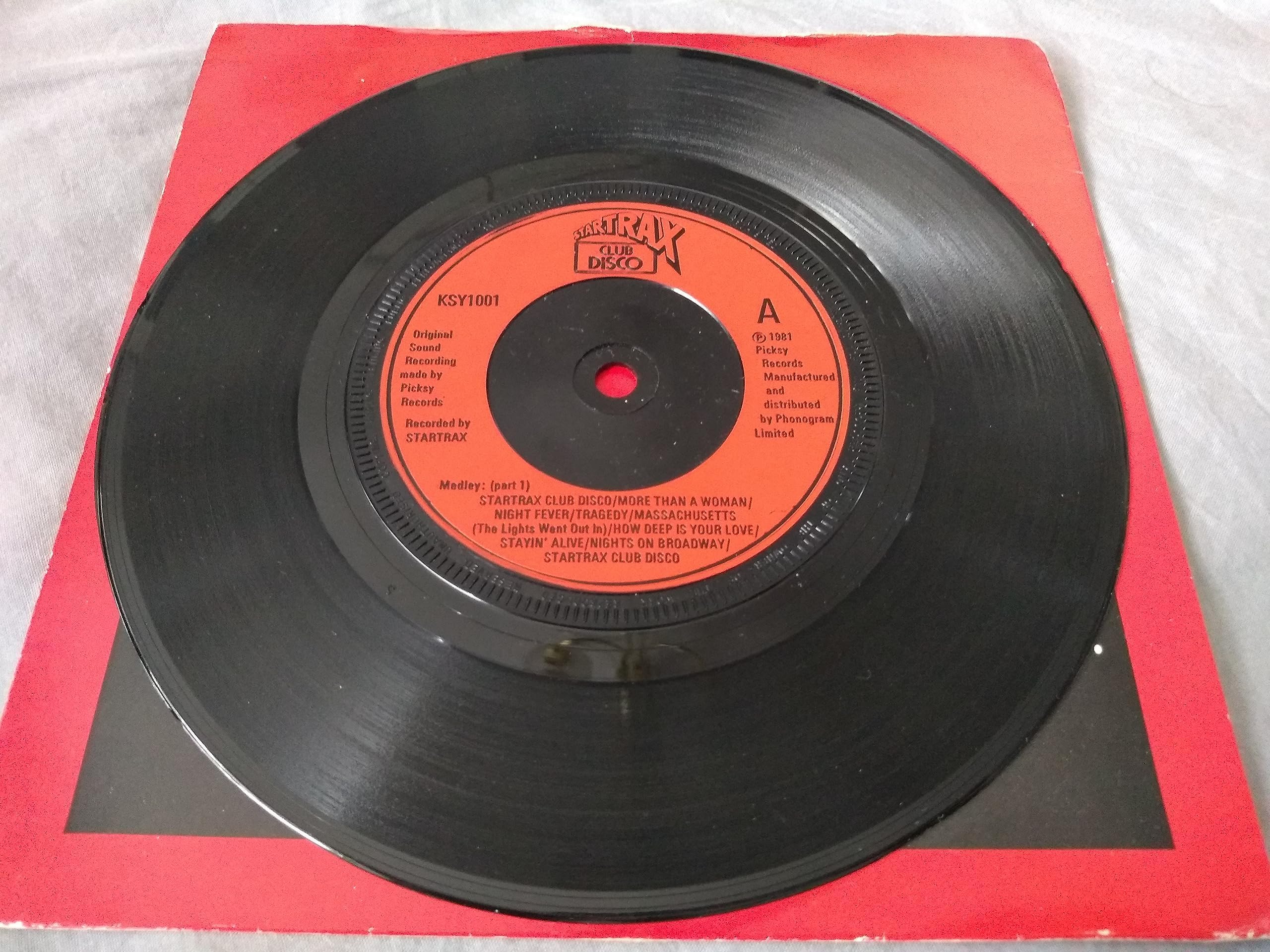 Startrax  - Startrax Club Disco (Picksy 1981) 7" vinyl single VG/VG