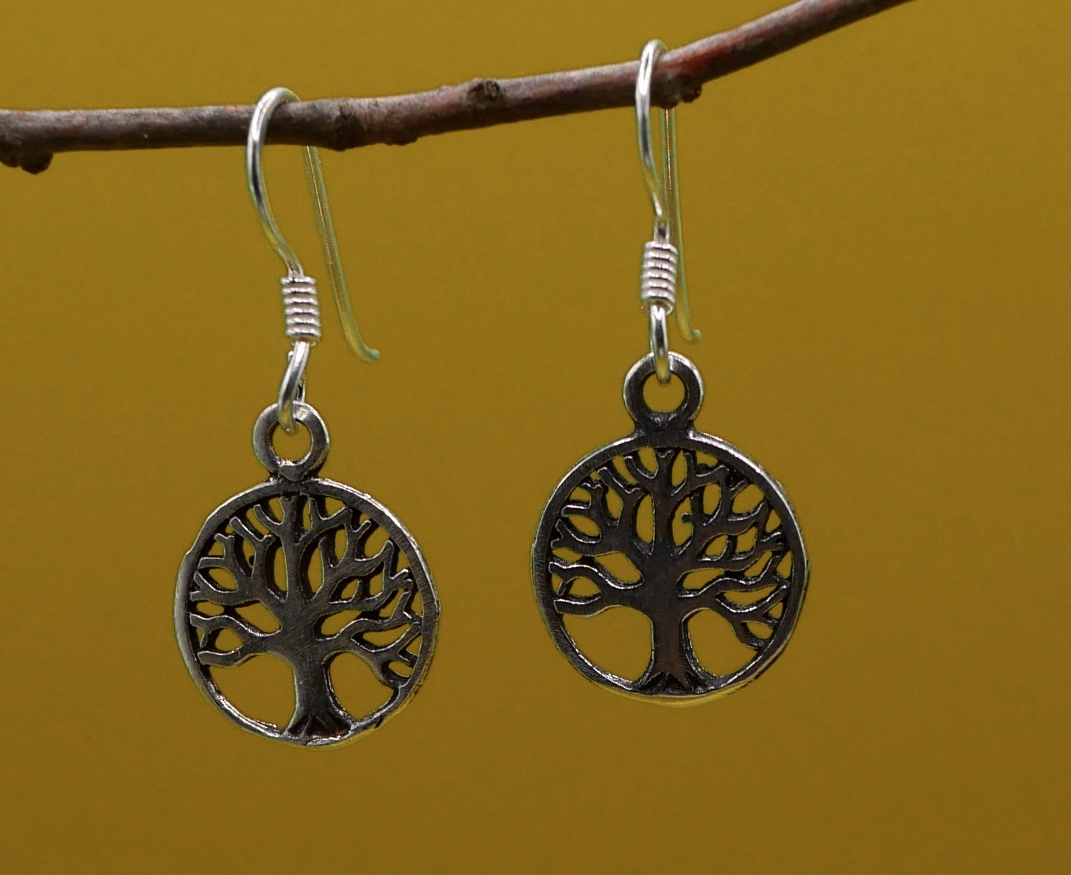 Boucles d’oreilles arbre de vie