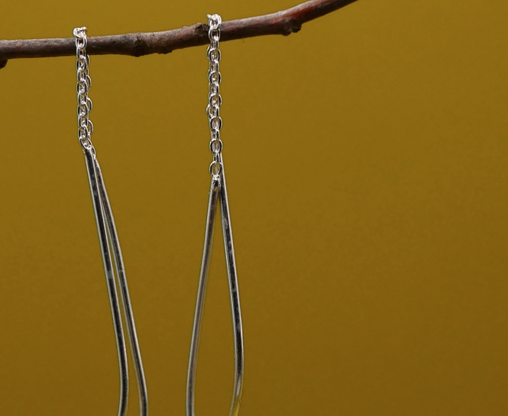 Boucles d’oreilles chaînes 