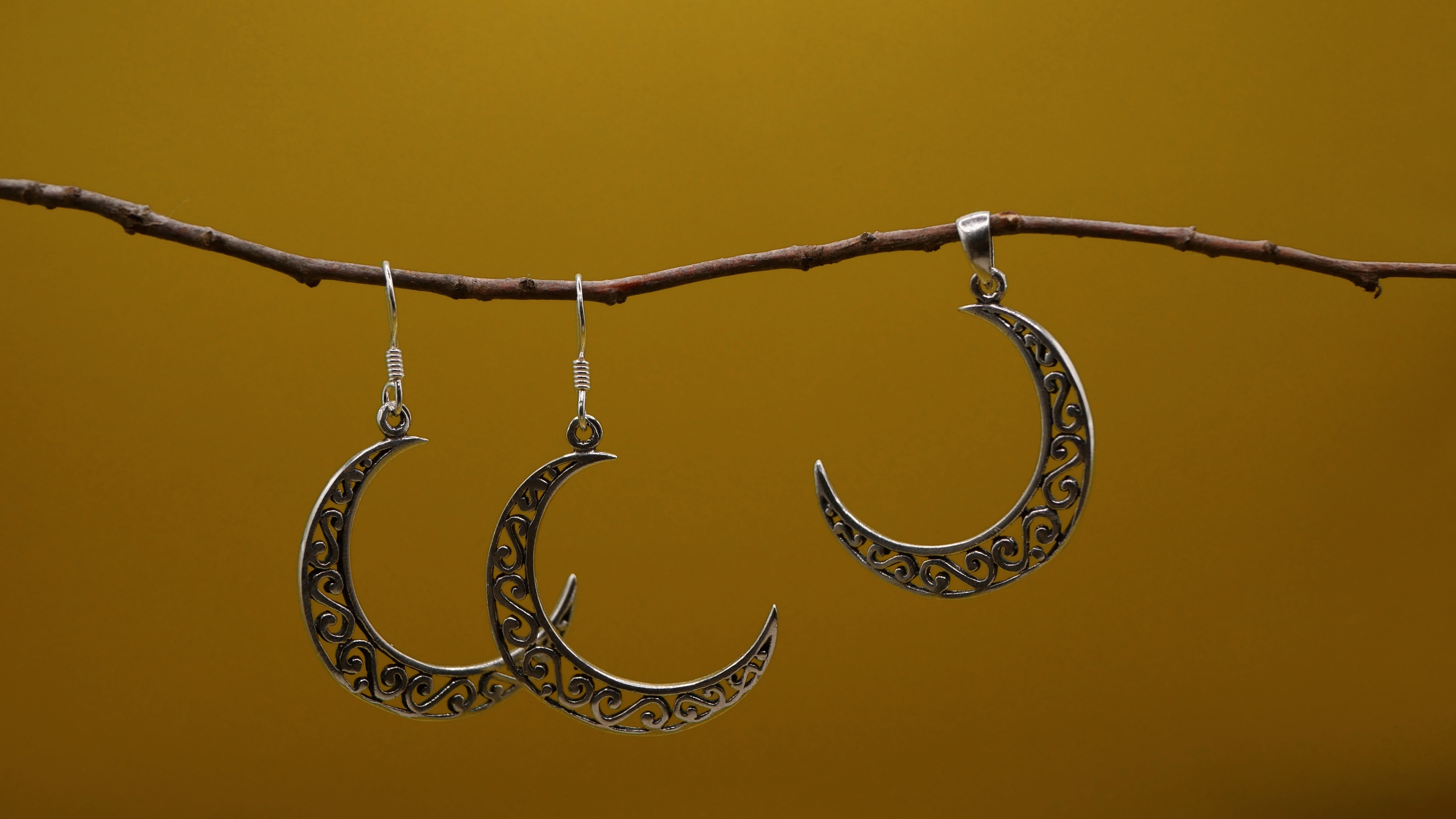 Ensemble croissant de lune