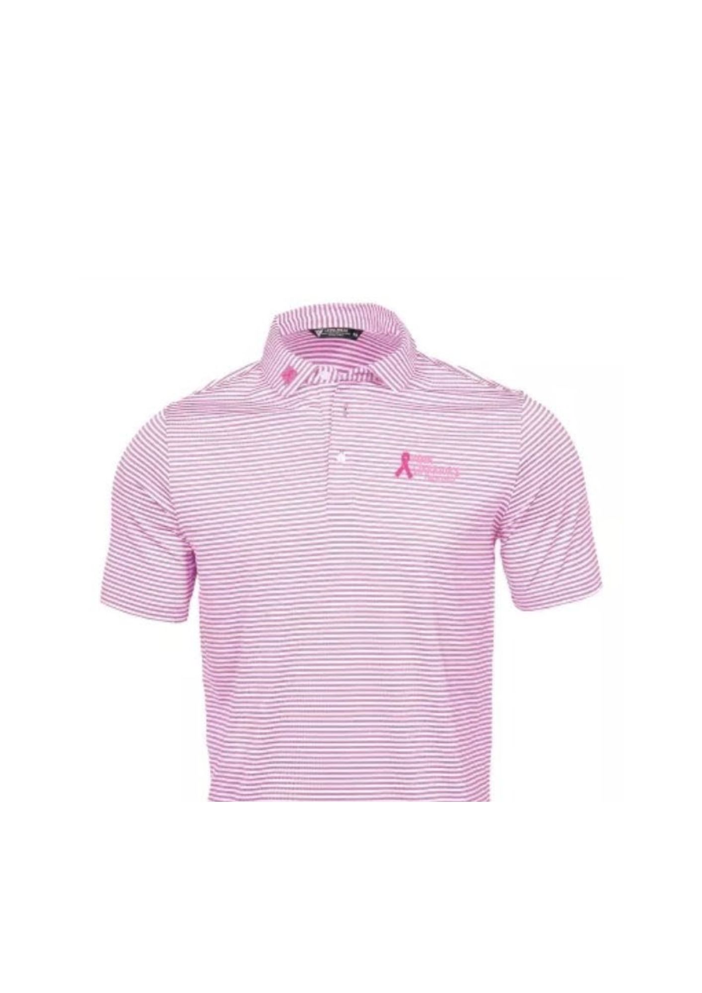 Pink Striped Polo Shirt