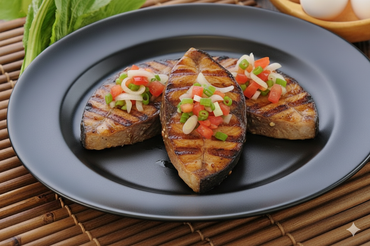 Grilled Tanigue Fish 