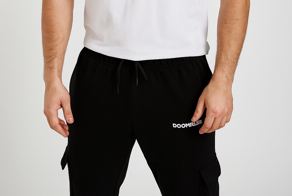 Doomrise Black Jogger Pants
