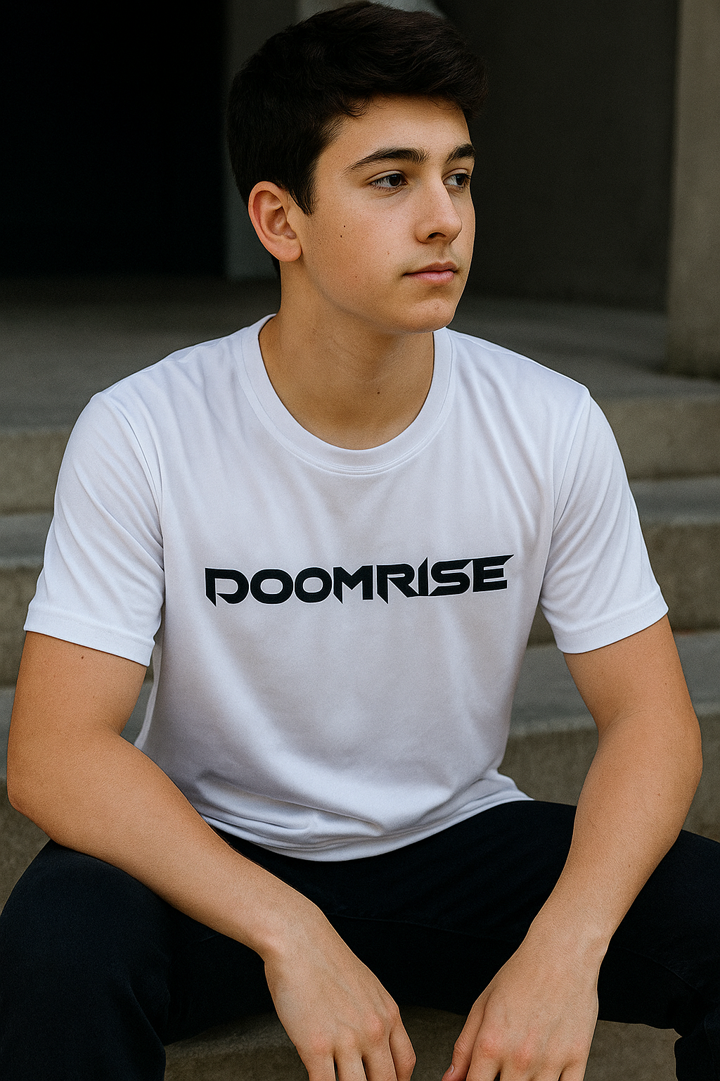DOOMRISE White T-Shirt