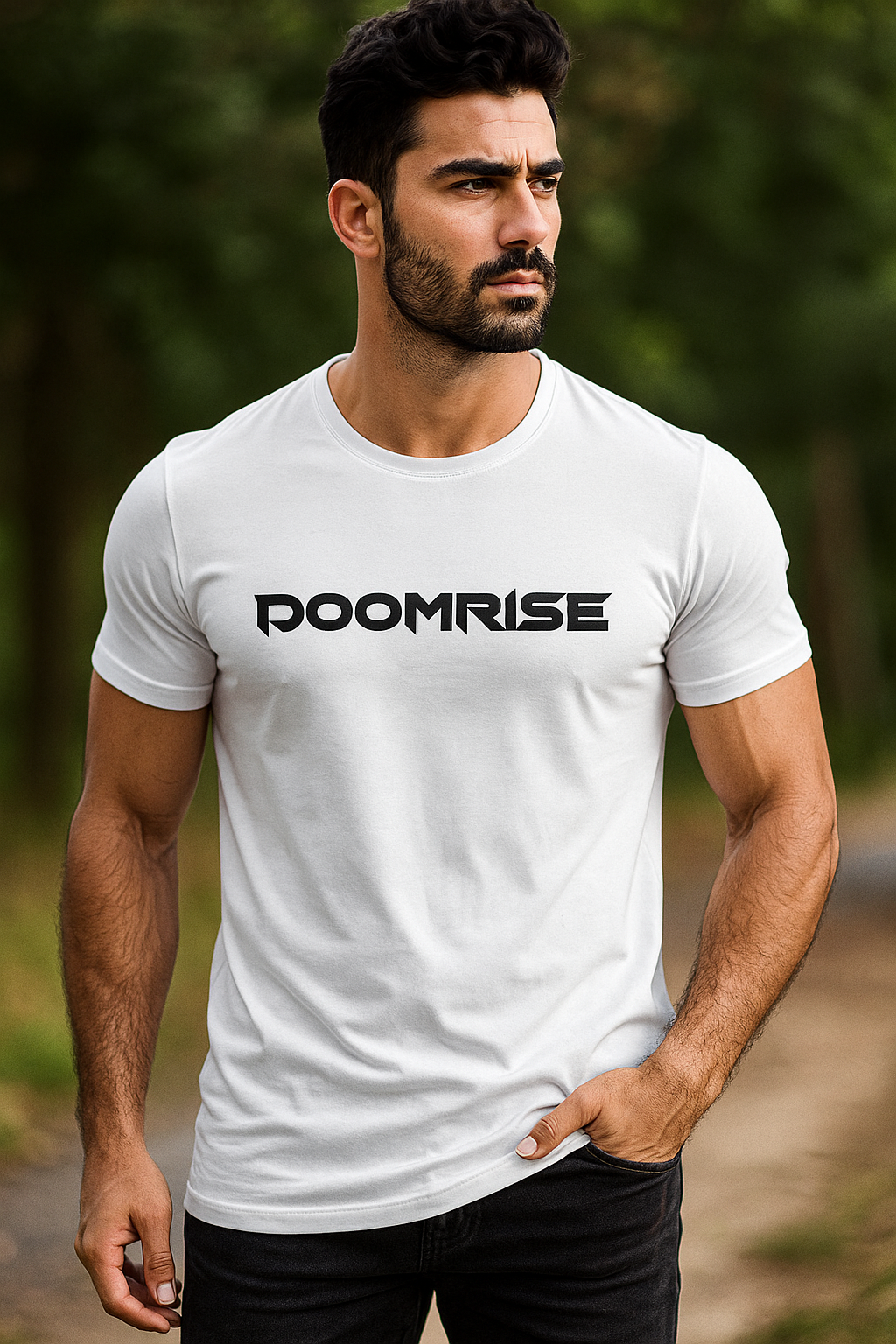 DOOMRISE White T-Shirt