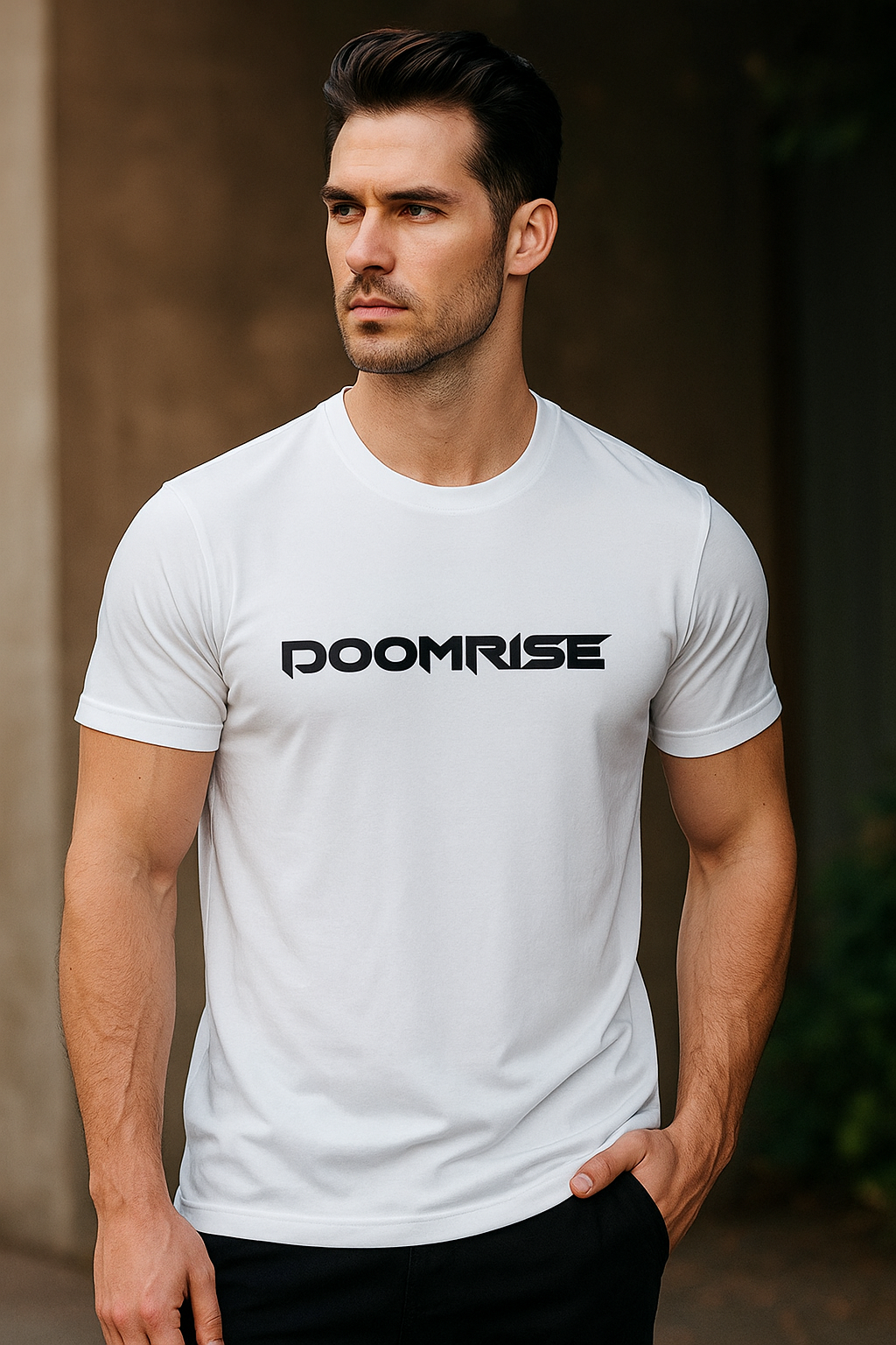 DOOMRISE White T-Shirt