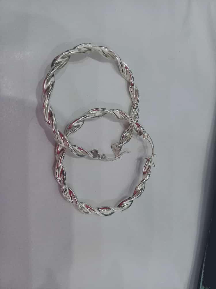 Aretes plata ley 925