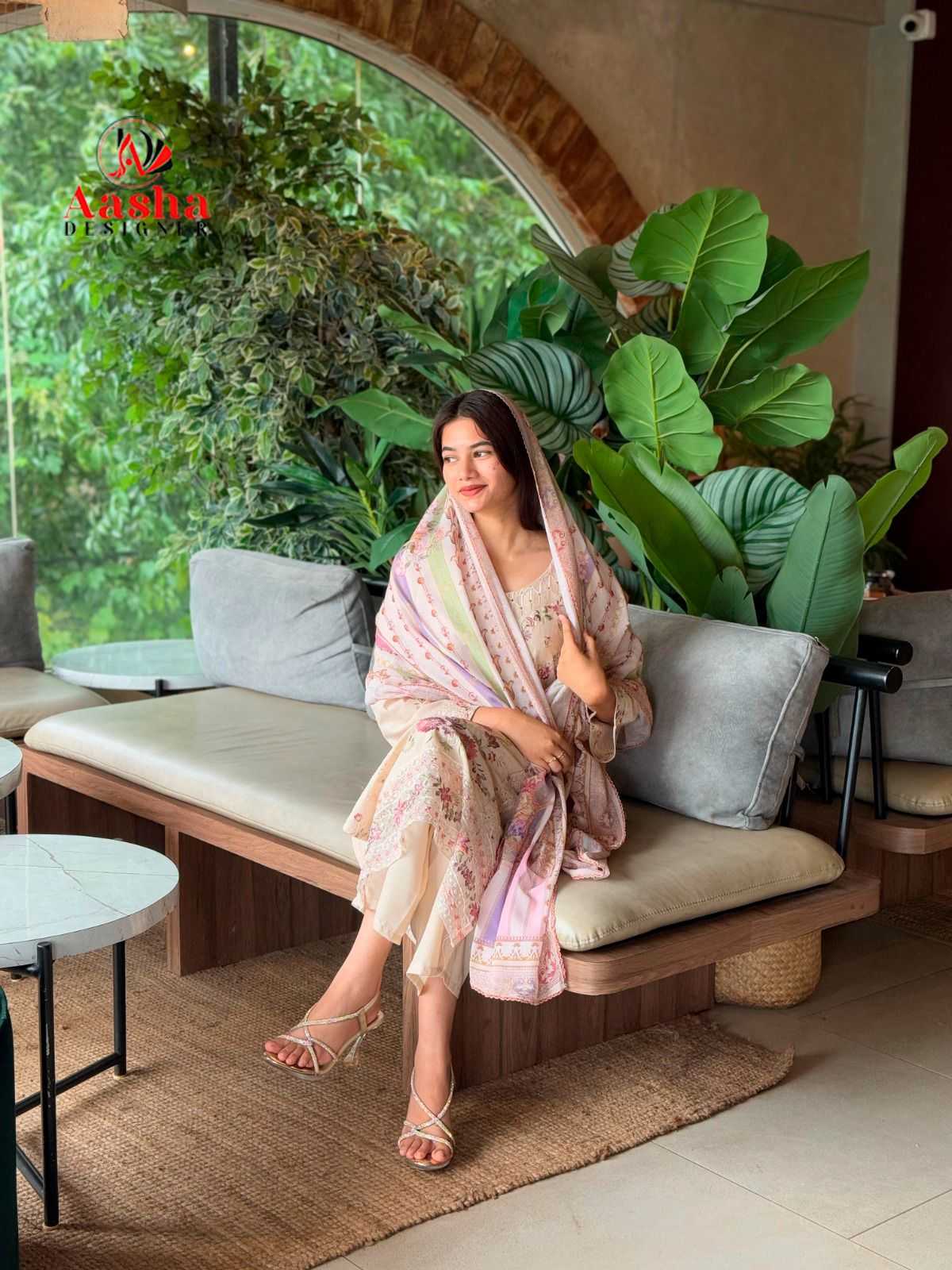 Premium Cotton Embroidered Kurti Set