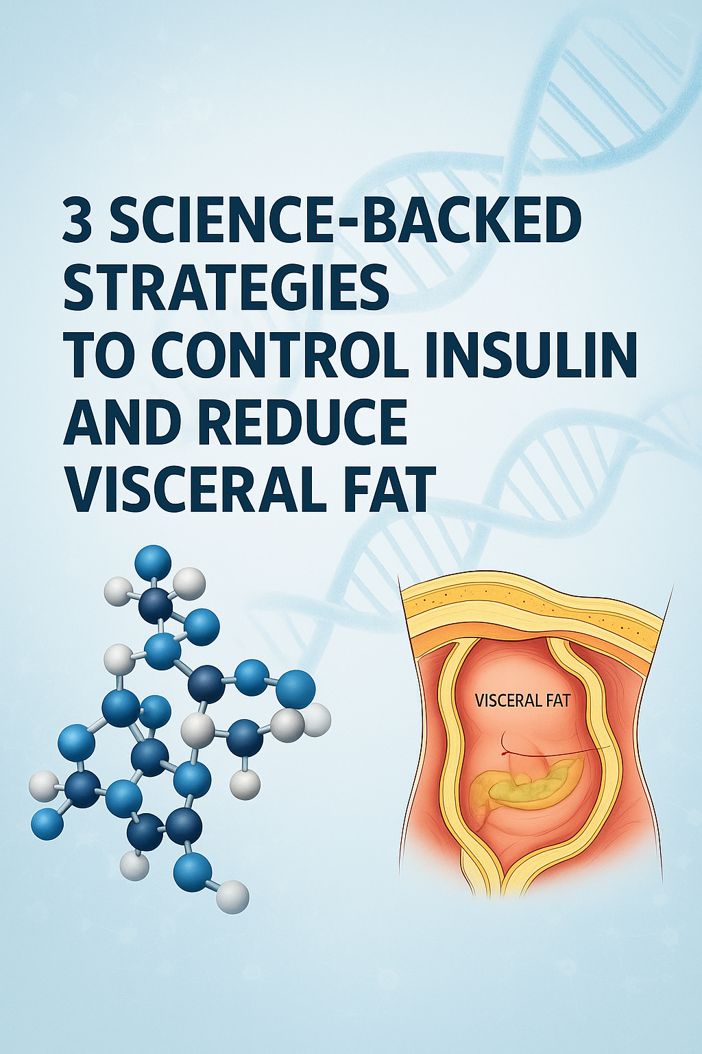 3 Science-Backed Strategies to Control Insulin and Reduced Visceral Fat