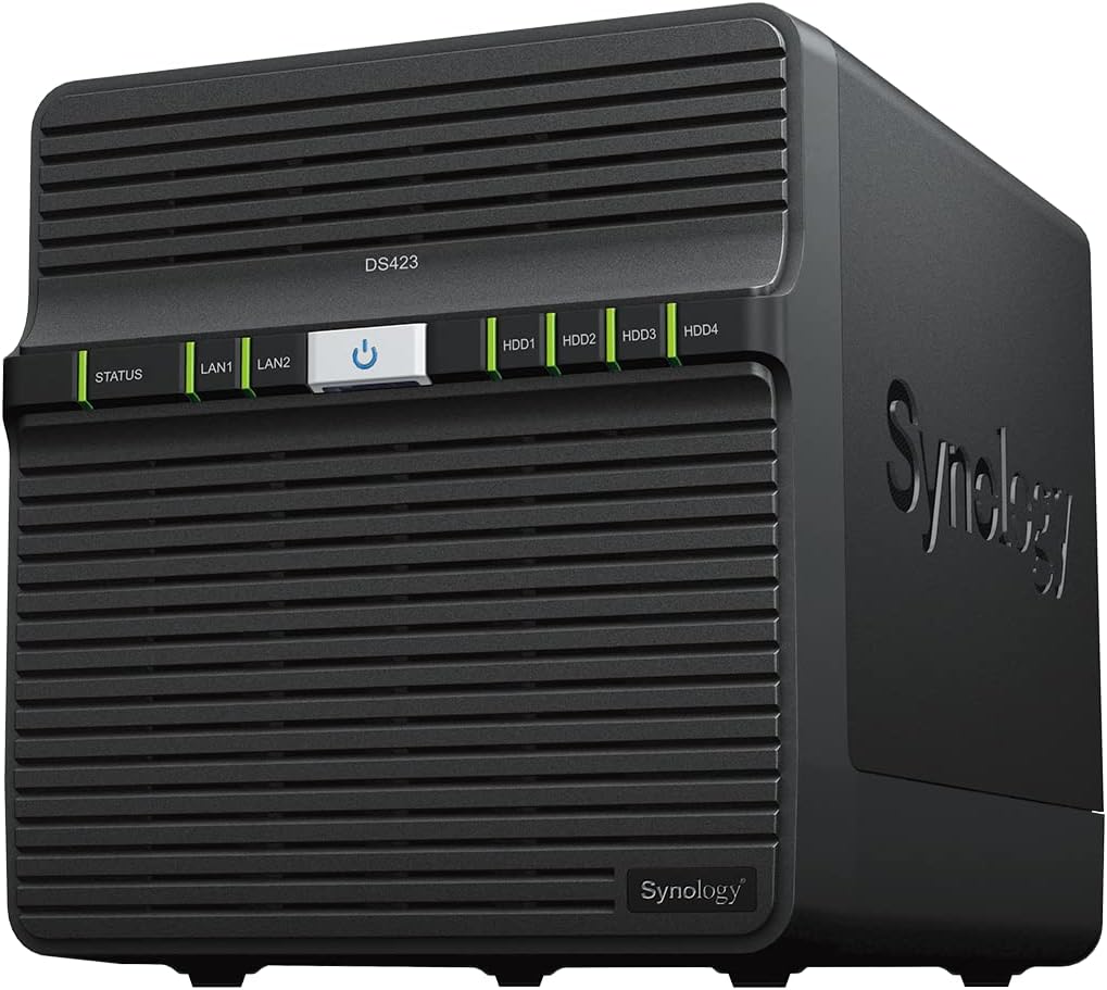 Synology 4-Bay DiskStation DS423 (Diskless) Black