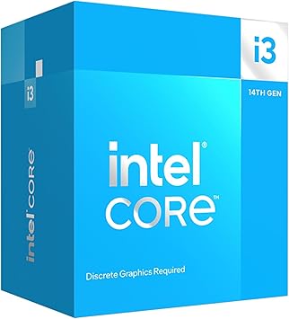 Intel® Core™ i3-14100F Desktop Processor 4 cores (4 P-cores + 0 E-cores) 4.7 GHz
