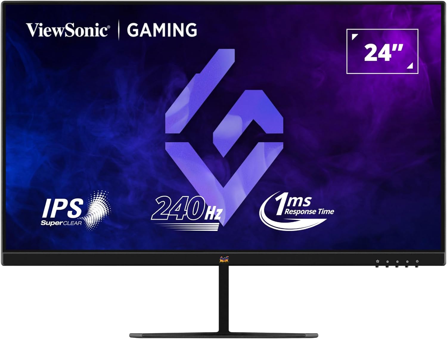 ViewSonic VX2479A-HD-PRO Gaming Monitor 24 inch| 1ms response| AMD FreeSync | NVIDIA G-Sync Compatible| HDR10| flicker-free | blue light filter | EyeProTech | 3 Years Local Warranty