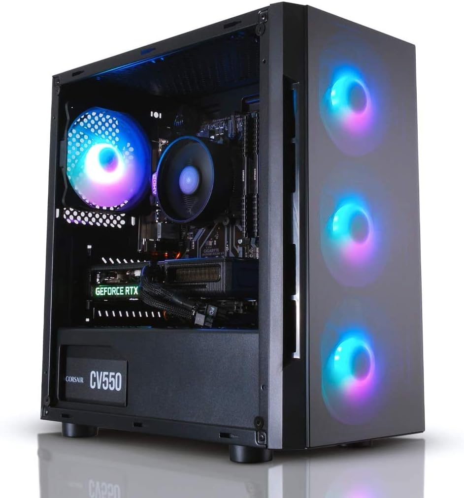 AWD-IT Gaming Desktop - Intel i5 12400F Processor • NVIDIA RTX 3060 Ti • 16GB DDR4 RAM • NVME 1TB • Windows 11