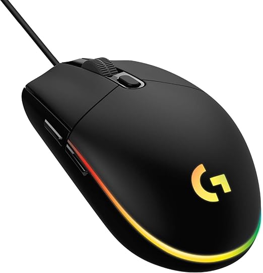 Logitech G102 Light Sync Gaming Mouse with Customizable RGB Lighting