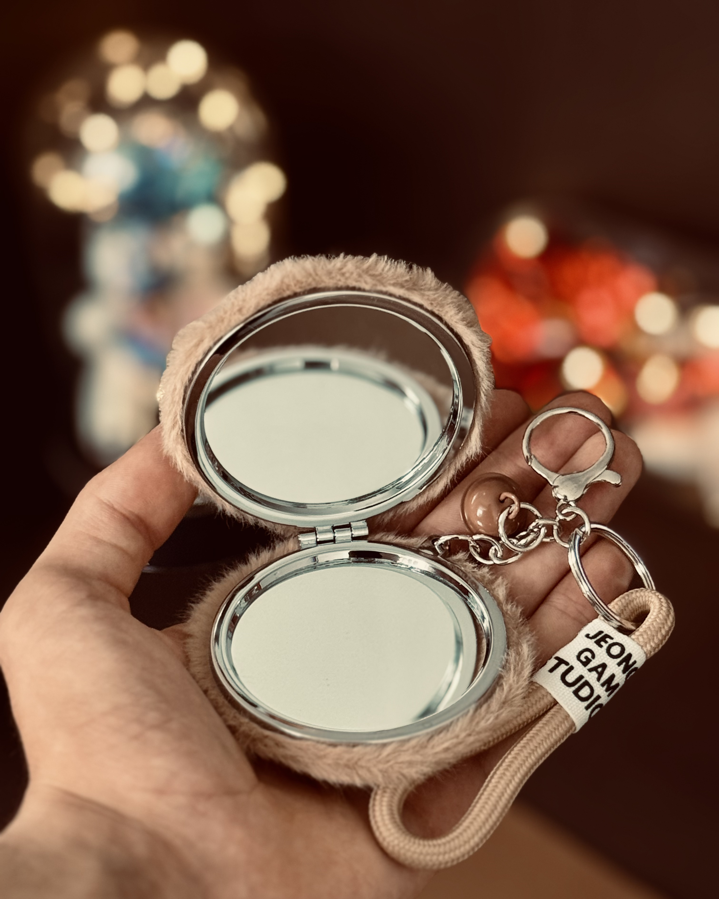 Peluş Makyaj Aynası