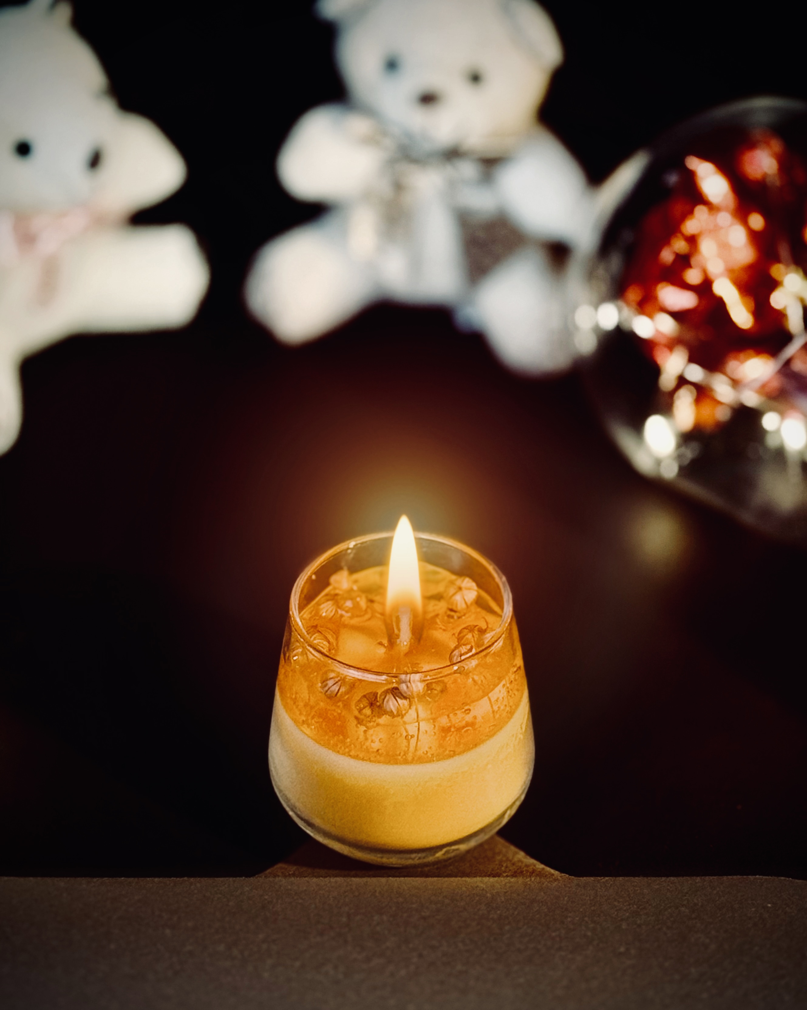 El yapımı Dekoratif jel Mum