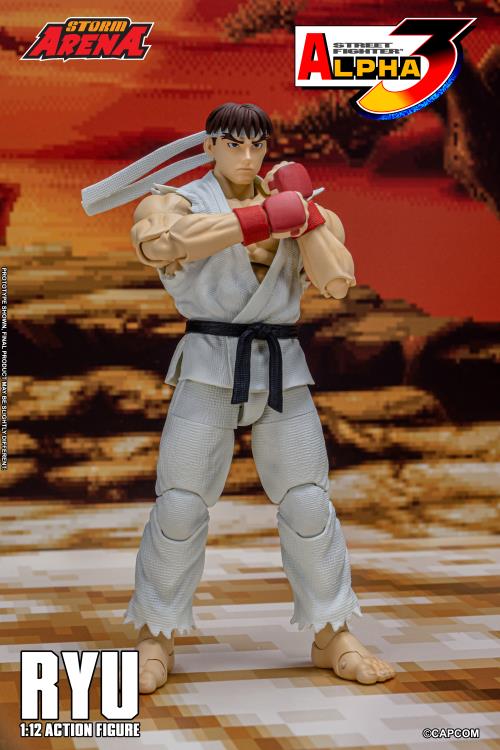Street Fighter Alpha 3 Storm Arena Ryu 1/12 Scale Action Figure