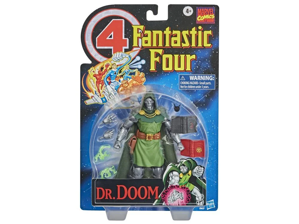 Fantastic Four Marvel Legends Retro Collection Doctor Doom Action Figure