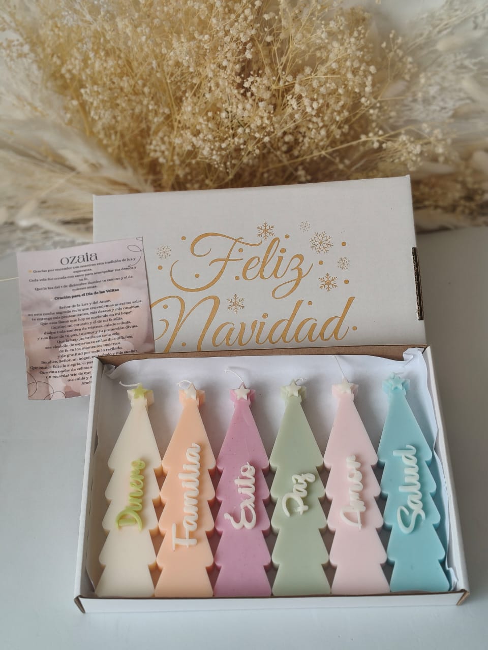 Velas navideñas