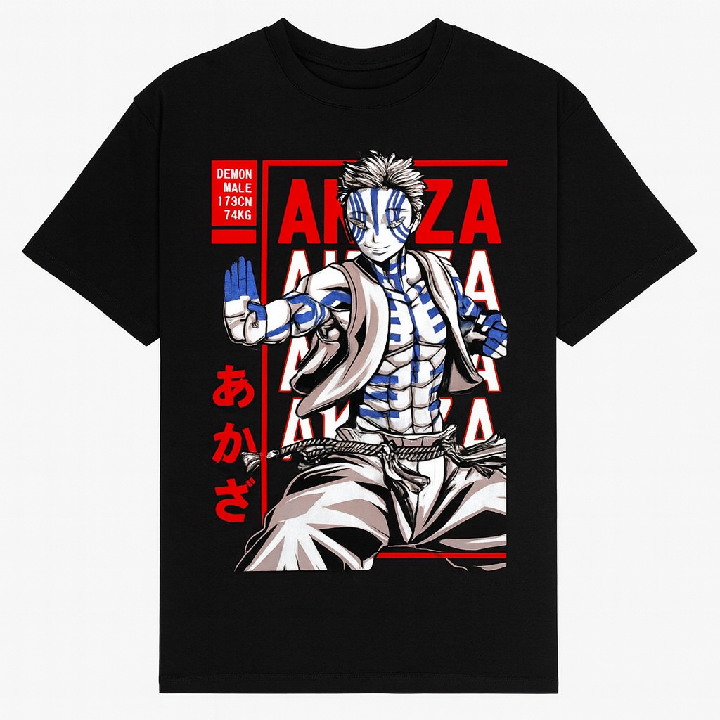 T-shirt Akaza Demon Slayer