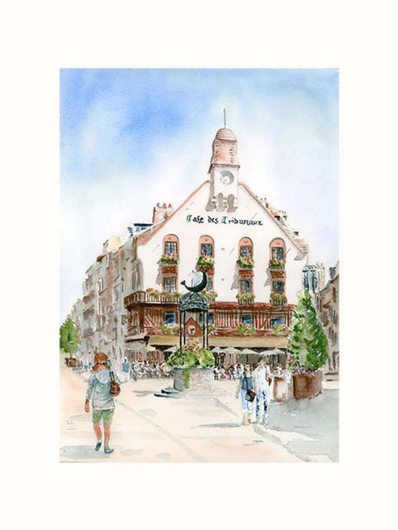 Dieppe « Café des tribunaux »