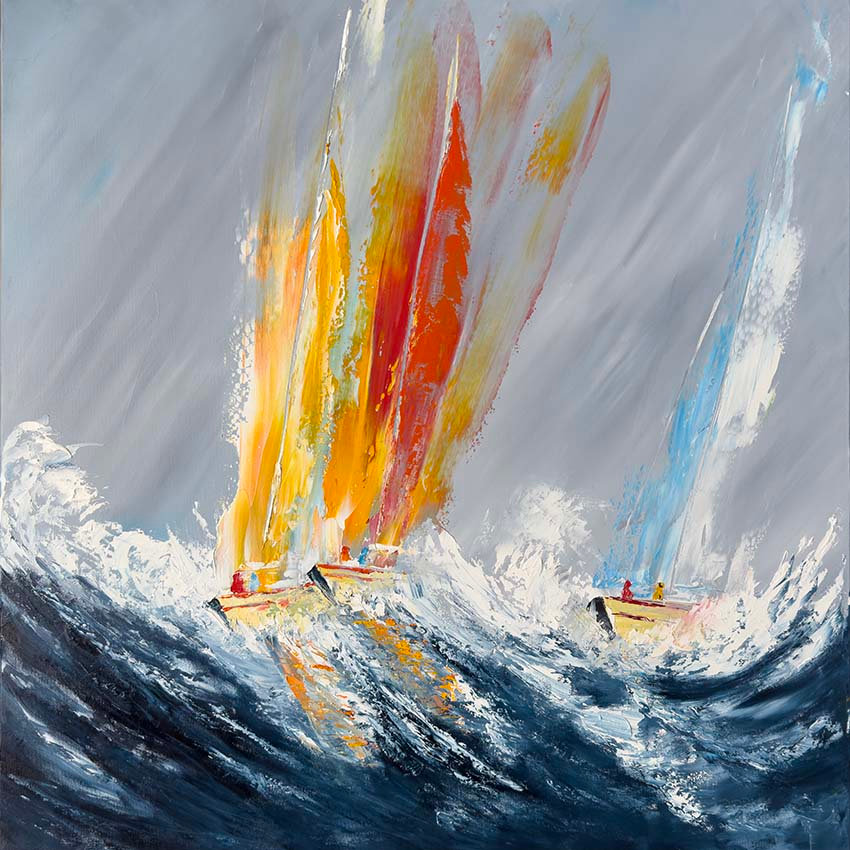 Régate II (Dimensions 70 x 70)