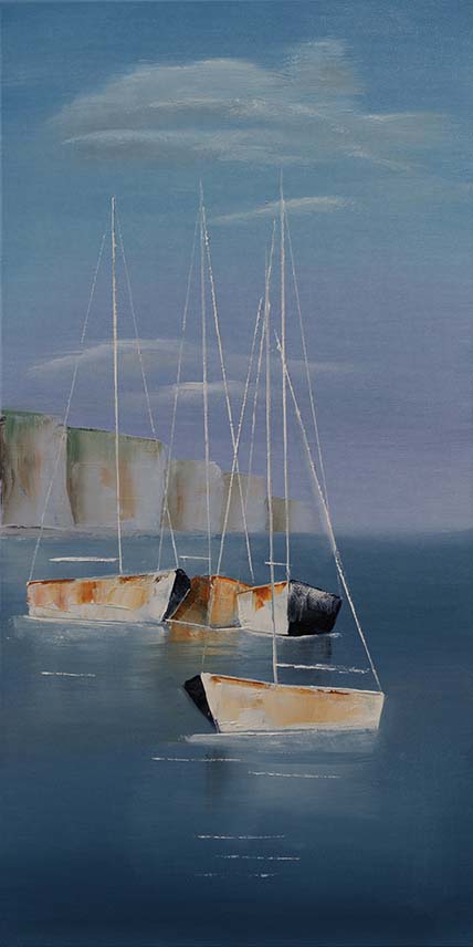 En rade devant chez nous (dimensions 60x30)