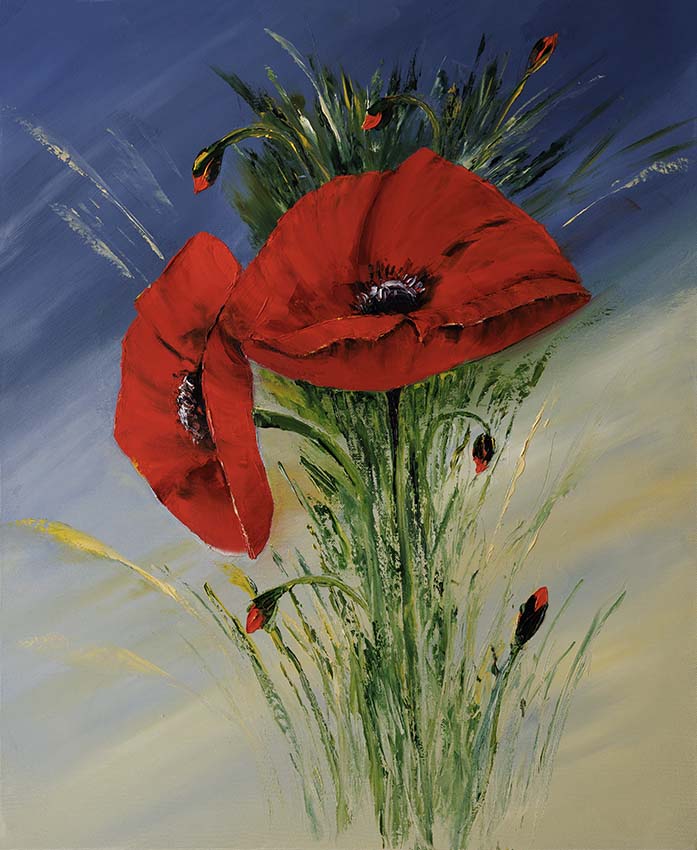 Coquelicots (12F dimensions 61x50)