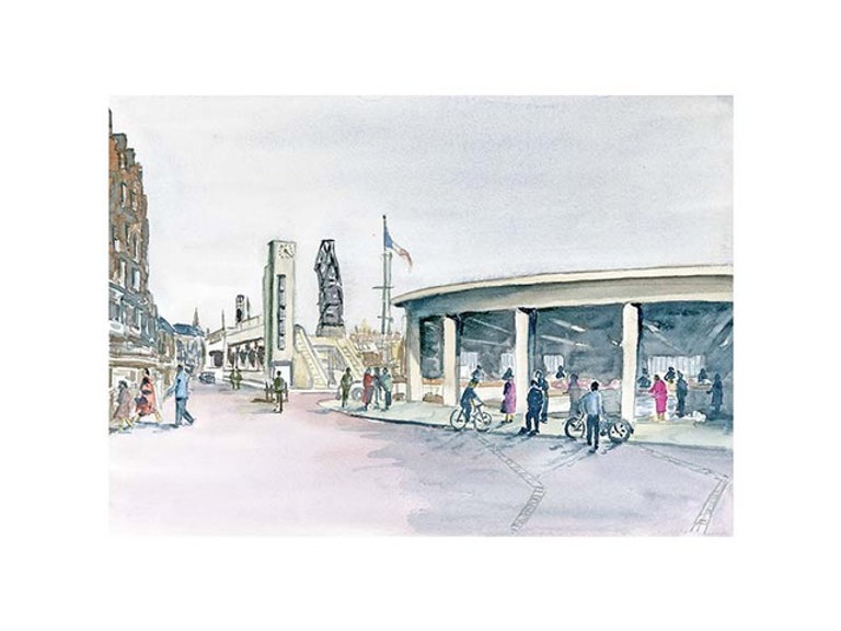 Dieppe « Ancienne poissonnerie et gare maritime »