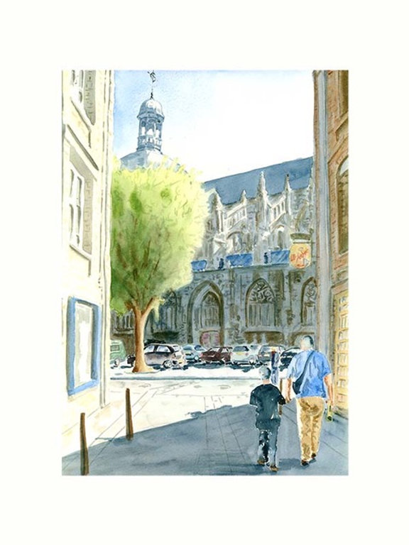 Dieppe « La rue de Clieu »