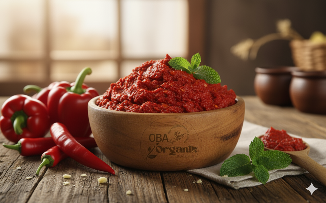 Ev Yapımı Acı Biber Salçası